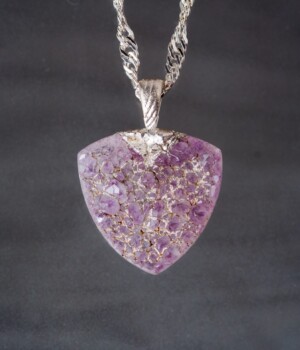 Spirit Quartz Druze with Pure Silver